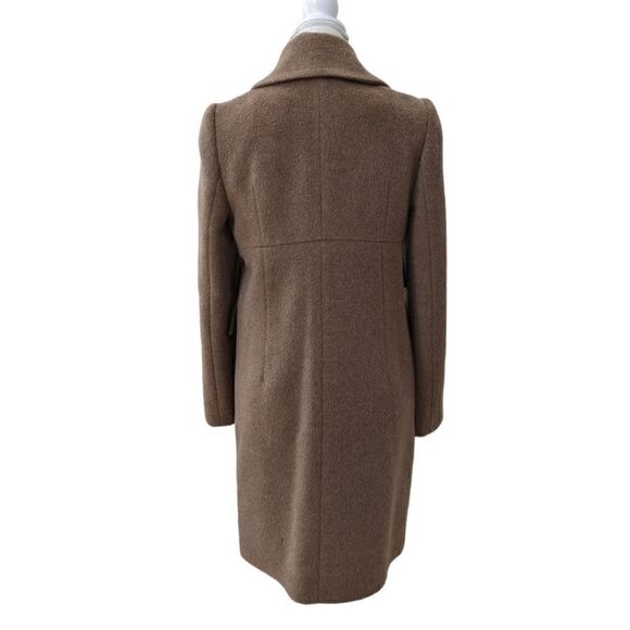 MACHKA Armada Camel Brown Double Breasted Wool & Mohair Blend Coat Size 38 - Picture 2 of 16